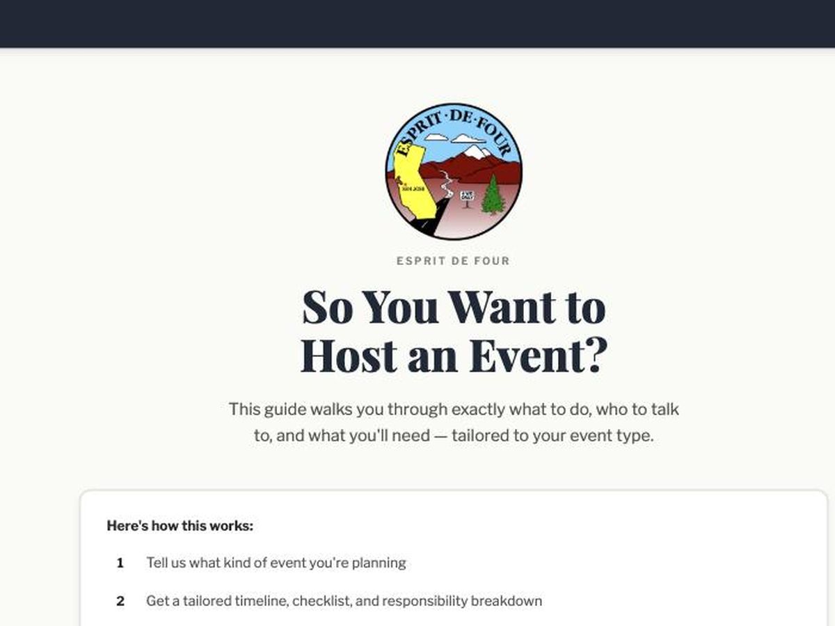 ED4 Event Guide: the same event-intake pattern for Esprit de Four